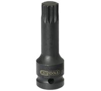 KS Tools 911.0947 - Vaso de impacto para puntas multiestriadas, largo, M6 (tamaño: 1/2")