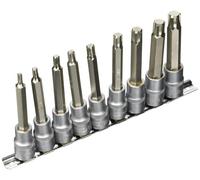 KS Tools 911.1335 1/2" Juego de llaves de vaso con punta RIBE, 9 pzs, M5-M14