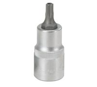 KS Tools 911.1374 1/2" Llave de vaso con punta para tornillos Torx con orificio frontal, TB30