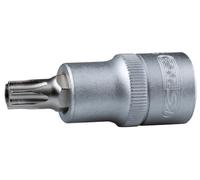 KS Tools 911.1379-E 1/2" Llave de vaso con punta para tornillos Torx con orificio frontal, TB60, colgador