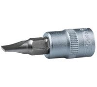 KS Tools 911.1418-E 1/4" Bit con adaptador con ranura 4mm, colgador