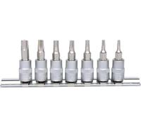 KS Tools 911.1458 1/4" Juego de llaves de vaso con punta para tornillos Torx, 7 pzs, T10-T40