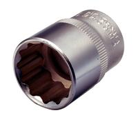 KS Tools 911.1583 1/2" Llave de vaso 23mm, dodecaedra
