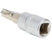 KS Tools 911.1706 Llave de vaso 1/4", estrella de cinco puntas con orificio frontal, TS30, de 911.4500