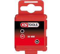 KS Tools 911.2705 1/4" Punta para tornillos multilaterales, 50mm, M4, paquete de 5