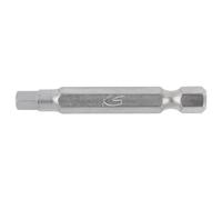 KS Tools 911.2810 1/4"Punta para tornillos con encastre hexagonal, 50mm, 3mm, paquete de 5