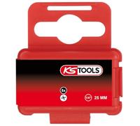 KS Tools 911.2908 1/4" Punta para tornillos Torq-Set®, 25mm, #10, paquete de 5