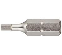 KS Tools 911.2956 1/4" Bit hexagonal 3/32", 25mm, paquete de 5