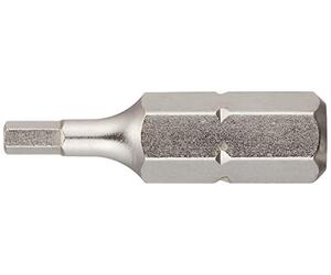 KS Tools 911.2956 1/4" Bit hexagonal 3/32", 25mm, paquete de 5
