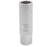 KS Tools 911.3990 3/8" Llave de vaso especial para bujías, perfil delgado, 14mm