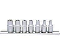 KS Tools 911.4355 - Pack de 7 piezas con llaves de vaso Torx perfil E4-E11 (tamaño: 1/4")