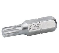 KS Tools 911.5154 5/16" Bits de dentado múltiple XZN M 4, 30mm de longitud