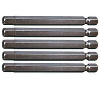 KS Tools 911.7710 - Pack e pack de 5 con punta Classic para tornillos Allen con orificio frontal (tamaño: 75 mm, 2 mm, 1/4")