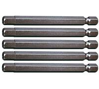 KS Tools 911.7712 - Pack e pack de 5 con punta Classic para tornillos Allen con orificio frontal (tamaño: 75 mm, 3 mm, 1/4")