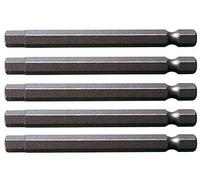 KS Tools 911.7758 - Pack de 5 piezas con punta Classic para tornillos Allen (tamaño: 75 mm, 2 mm, 1/4")