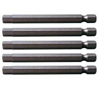 KS Tools 911.7759 - Pack de 5 piezas con punta Classic para tornillos Allen (tamaño: 75 mm, 2,5 mm, 1/4")