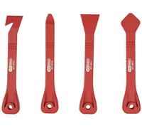 KS Tools 911.8210 Juego de cuñas de plástico y rascadores de cristal, 4 pzs