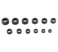 KS Tools 913.1415 Juego especial de extractores de tuercas, 12 pzs