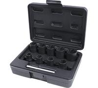 KS Tools 913.3855 3/8" Juego de llaves de vaso de impacto con perfil en espiral, 10 pzs
