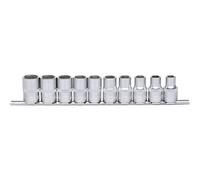 KS Tools 917.0635 1/2" Juego de llaves de vaso hexagonales, 10 pzs, 10-19mm