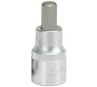 KS Tools 917.1321 1/2" Llave de vaso con punta para tornillos con encastre hexagonal, corta, 3/8"
