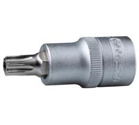 KS Tools 917.1336 1/2" Llave de vaso con punta para tornillos Torx con orificio frontal, TB15