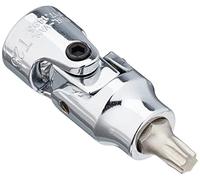 KS Tools 917.1495 1/4" Llave de vaso con punta articulada para tornillos Torx CHROMEplus, T25