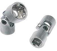 KS Tools 917.2424 1/4" Llave de vaso hexagonal con articulación, 9 mm