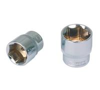 KS Tools 918.1233 1/2" Llave de vaso hexagonal CHROMEplus, 33 mm