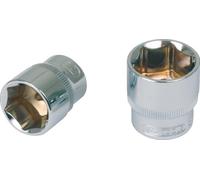 KS Tools 918.1413-E 1/4" CHROMEplus Llave de vaso Flank-Drive 13mm, colgador