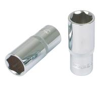 KS Tools 918.1426-E 1/4" CHROMEplus Llave de vaso Flank-Drive 6mm, colgador