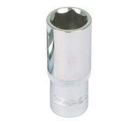 KS Tools 918.1433 1/4" CHROMEplus Llave de vaso Flank-Drive 13mm