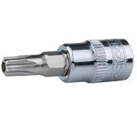 KS Tools 918.1471-E 1/4" Llave de vaso con punta para tornillos Torx CHROMEplus con orificio frontal,TB15, colgador
