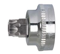 KS Tools 918.1484-E 1/4" CHROMEplus Bit con adaptador Torx T30, colgador