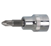 KS Tools 918.1637 1/2" Llave de vaso con punta para tornillos de estrella PH CHROMEplus, PH3