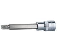 KS Tools 918.1655-E 1/2" Llave de vaso con punta para tornillos con encastre hexagonal CHROMEplus, larga, 5 mm, colgador