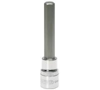 KS Tools 918.1657-E 1/2" Llave de vaso con punta para tornillos con encastre hexagonal CHROMEplus, larga, 7 mm, colgador