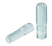 KS Tools 918.3763 3/8" Llave de vaso de 12 cantos CHROMEplus, larga, 5/8"