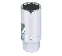 KS Tools 918.3804-E 3/8" CHROMEplus Llave de vaso para bujías 16mm, colgador