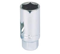 KS Tools 918.3806 Llave de vaso para bujías 3/8" CHROMEplus, 21 mm