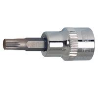 KS Tools 918.3856 3/8" CHROMEplus Dentado múltiple bit con adaptador M4