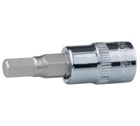 KS Tools 918.3864-E 3/8" CHROMEplus Hexágono bit con adaptador 6mm, colgador