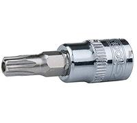 KS Tools 918.3948 3/8" Llave de vaso con punta para tornillos Torx CHROMEplus con orificio frontal, TB50