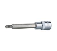 KS Tools 918.4007 3/8" Llave de vaso con punta para tornillos Torx CHROMEplus con orificio frontal, larga, TB50