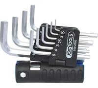 KS Tools 920.2000 Juego de llaves Allen,10 pzs cortas