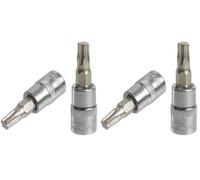 KS Tools 922.1484 TORX® - Llave de vaso destornillador (1/4", L.37 mm, T30, gama Ulimate®, cromo vanadio, acabado cromado satinado (Paquete de 2)