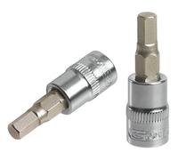 KS Tools 922.1565 - Llave de vaso de destornillador Ultimate 6 caras, 1/4", L.37 mm-1/4, cromo satinado