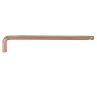 KS Tools 962.0462 Destornillador acodado BERYLLIUMplus para tornillos con encastre hexagonal, con cabeza de bola, extralargo 5 mm