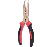 KS Tools 962.0612 Alicates de teléfono BERYLLIUMplus, en ángulo 180 mm