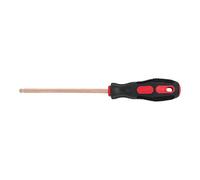 KS Tools 962.0951 Destornillador Allen BERYLLIUMplus con mango, recto para tornillos con encastre hexagonal y cabeza de bola 4 mm